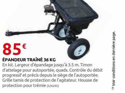 épandeur traîné 36 kg