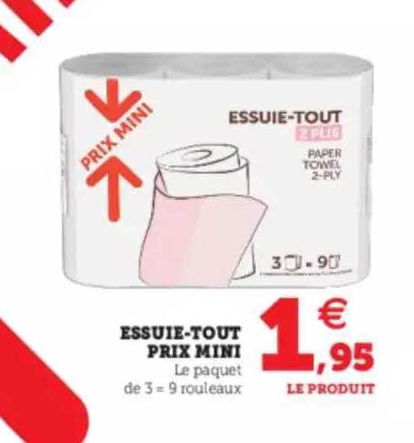 essuie-tout prix mini
