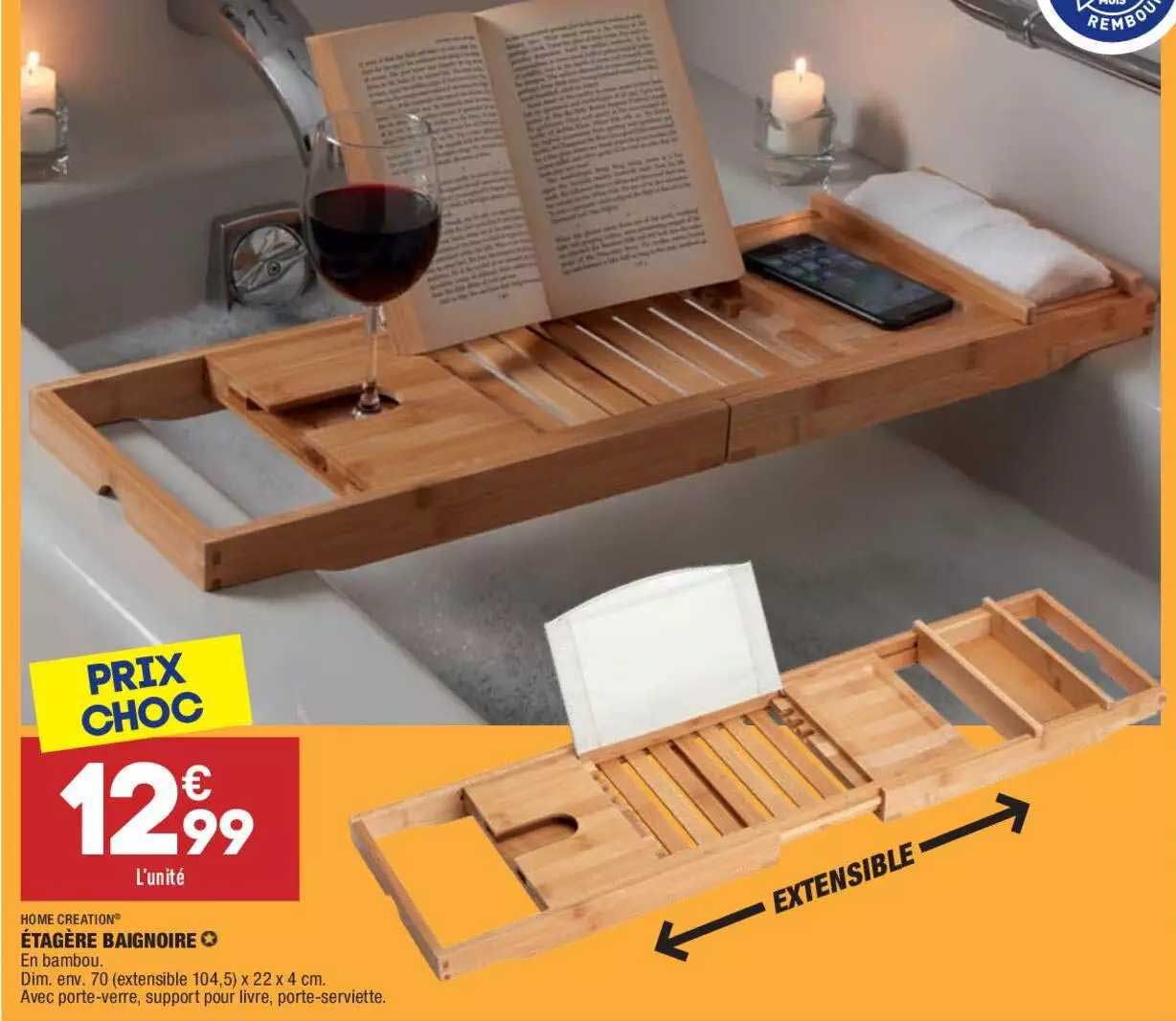 étagère Baignoire Home Creation