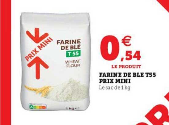 farine de blé t55 prix mini