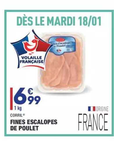 Fines Escalopes De Poulet