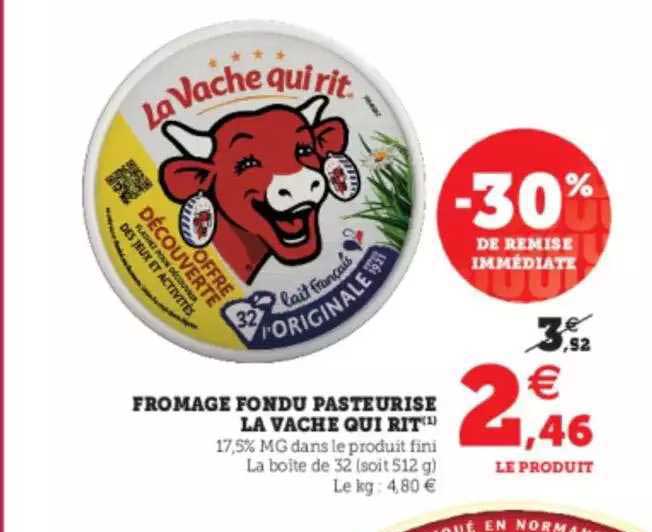 fromage fondu pasteurisé la vache qui rit