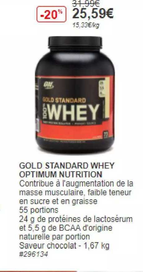 Gold Standard Whey Optimum Nutrition