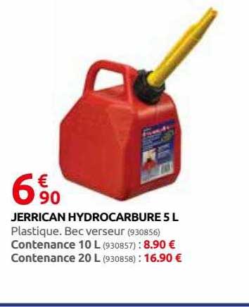 jerrican hydrocarbure 5 l