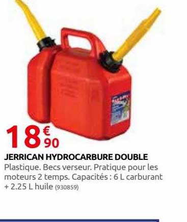 jerrican hydrocarbure double