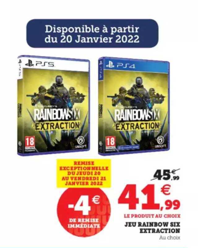 jeu rainbow six extraction