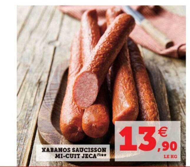 kabanos saucisson mi-cuit jeca