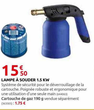 lampe à souder 1.5 kw