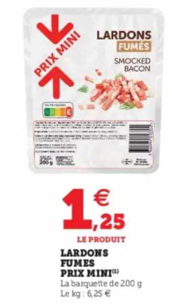 Lardons Fumés Prix Mini