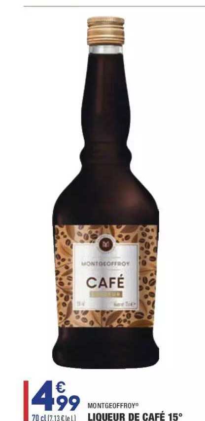 liqueur de café 15° mont geoffroy