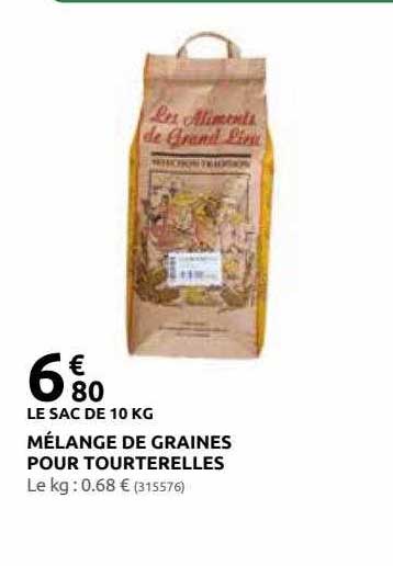 mélange de graines pour tourterelles