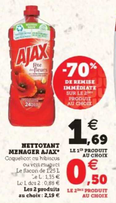 Nettoyant Ménager Ajax