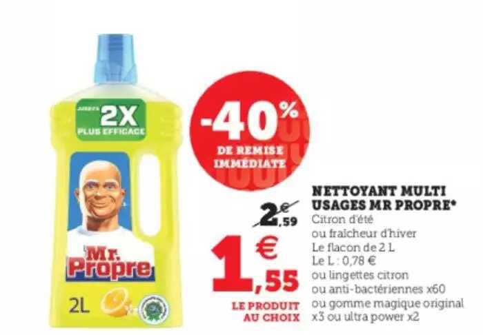 nettoyant multi usages mr propre