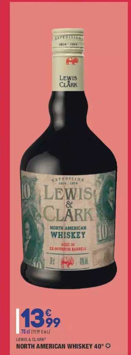 north american whiskey 40° lewis & clark