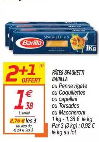 Pâtes Spaghetti Barilla