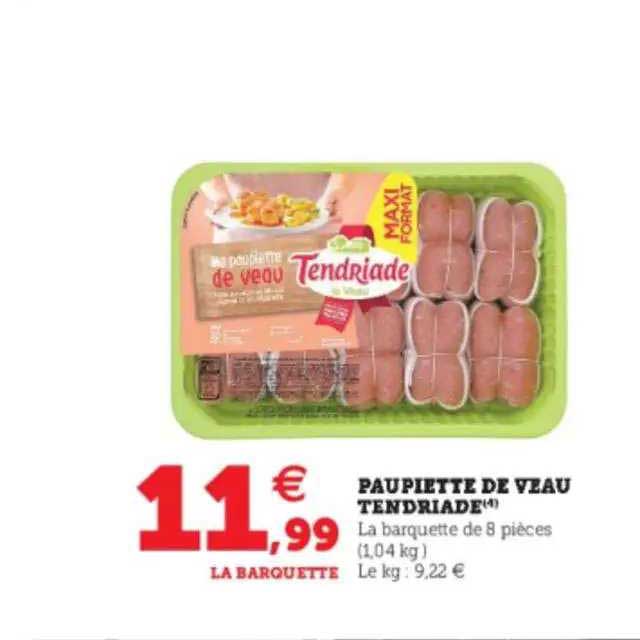Paupiette De Veau Tendriade