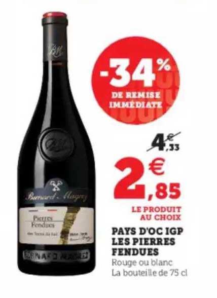 pays d'oc igp les pierres fendues