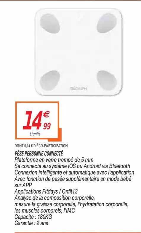 pèse personne connecté