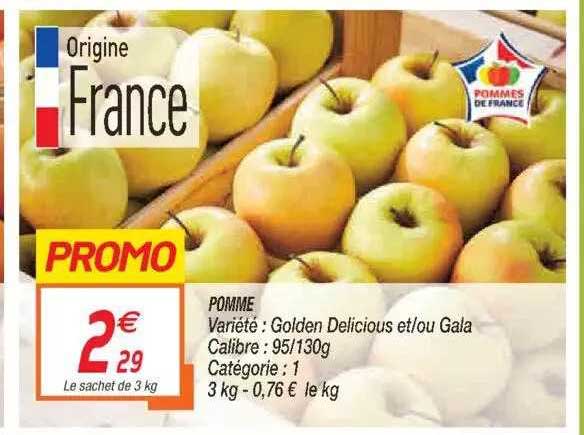 pomme golden delicious et-ou gala