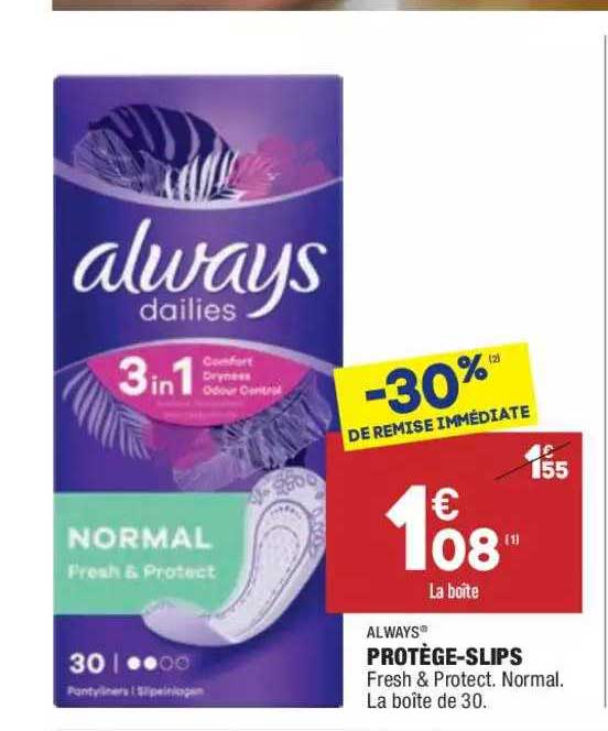 protège-slips always