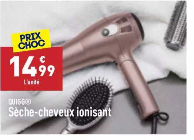 quigg sèche-cheveux ionisant