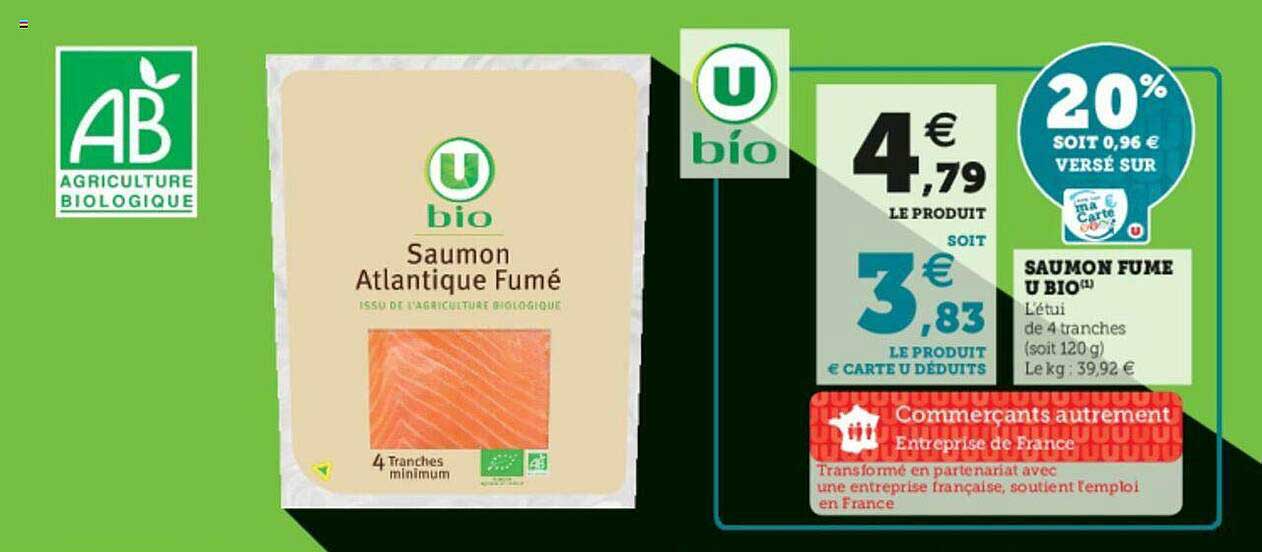 Saumon Fumé U Bio