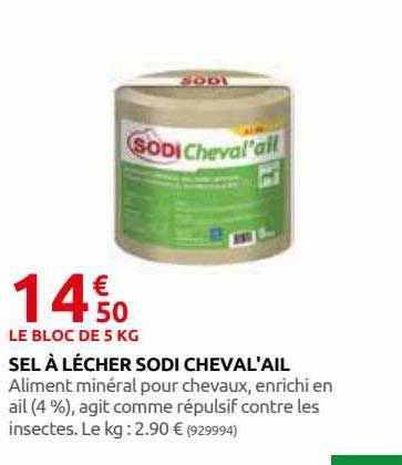 Sel à Lécher Sodi Cheval'ail