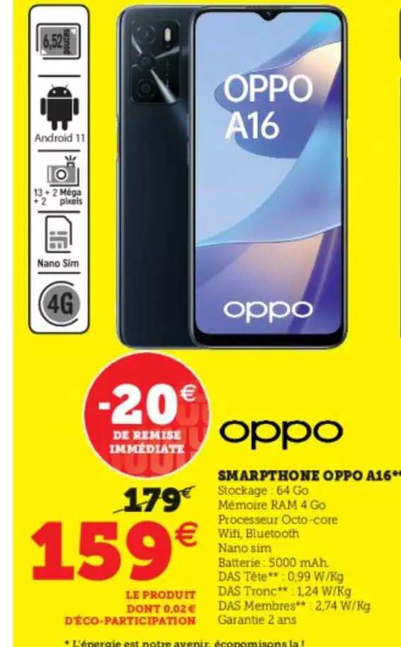 smartphone oppo a16