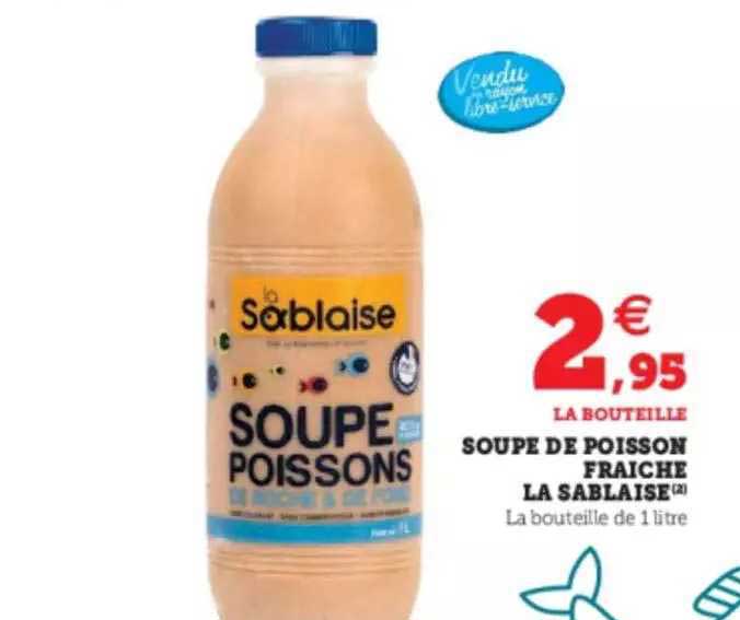 soupe de poisson fraîche la sablaise