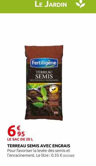 terreau semis avec engrais