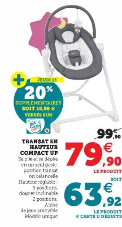 transat en hauteur compact up