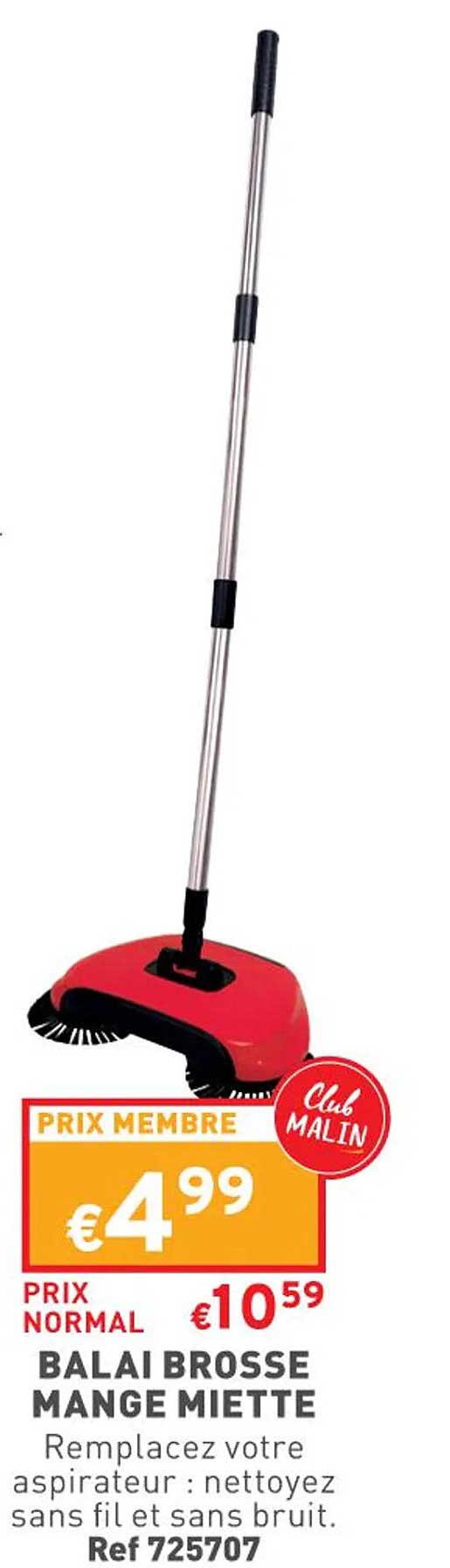 balai brosse mange miette