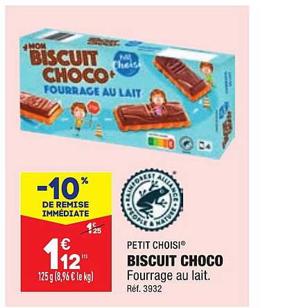 biscuit choco petit choisi