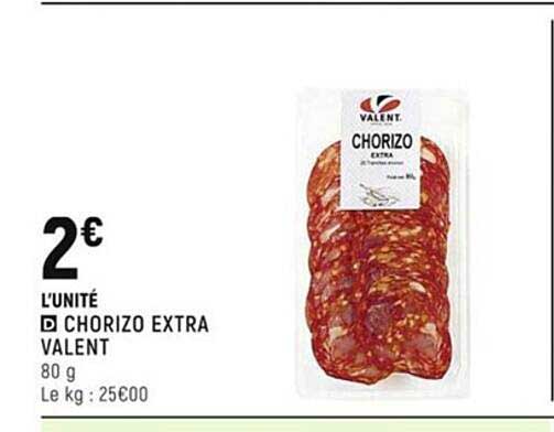 chorizo extra valent