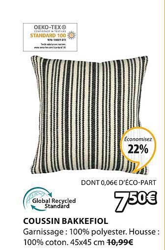 Coussin Bakkefiol