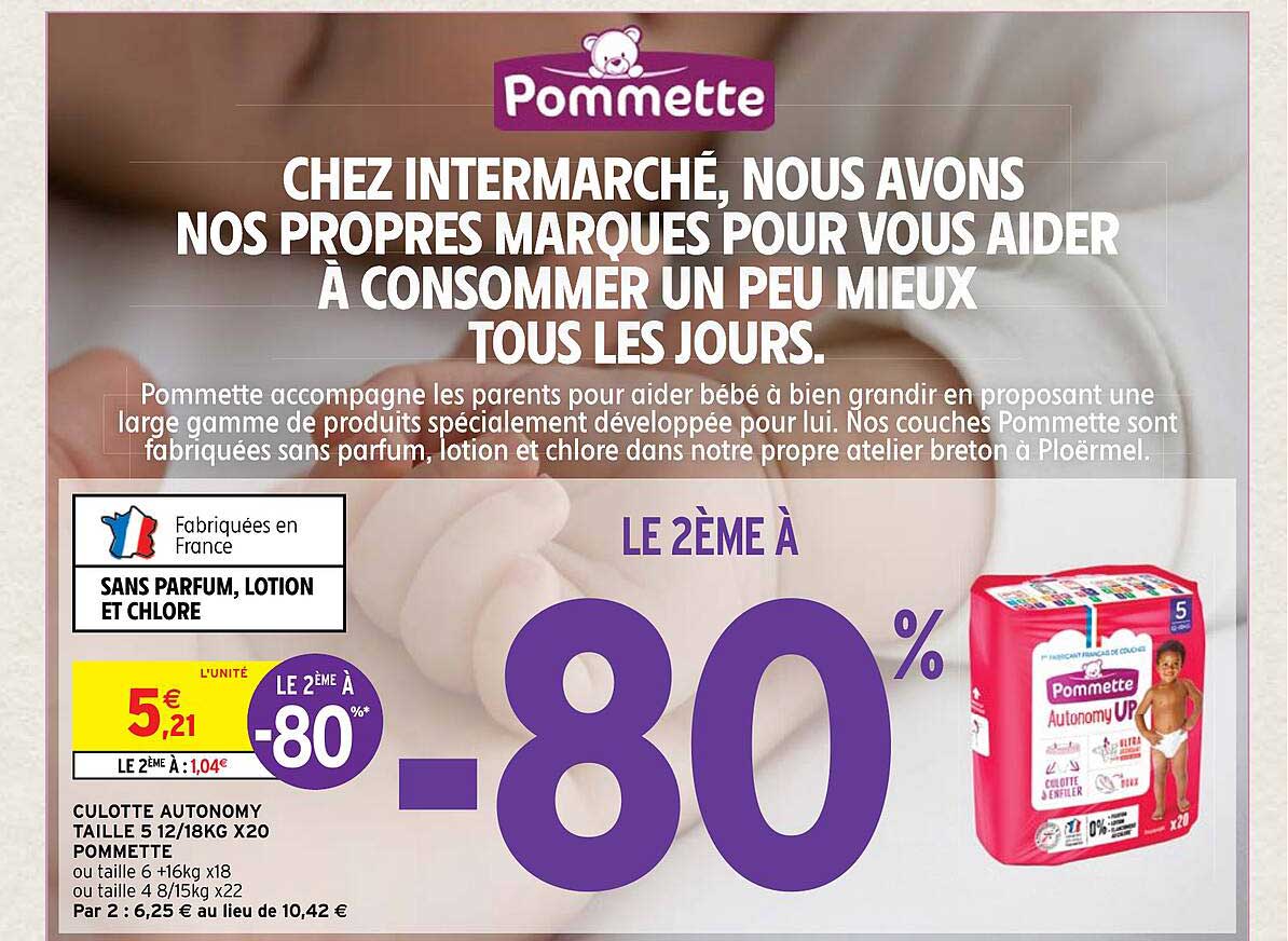 culotte autonomy taille 5 12-18kg x20 pommette