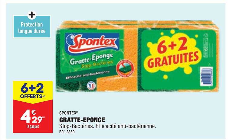 gratte-éponge spontex