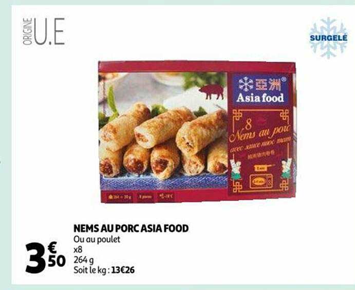 Nems Au Porc Asia Food