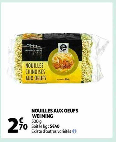 nouilles aux oeufs wei ming