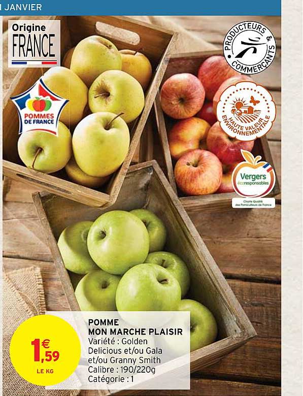 pomme mon marché plaisir