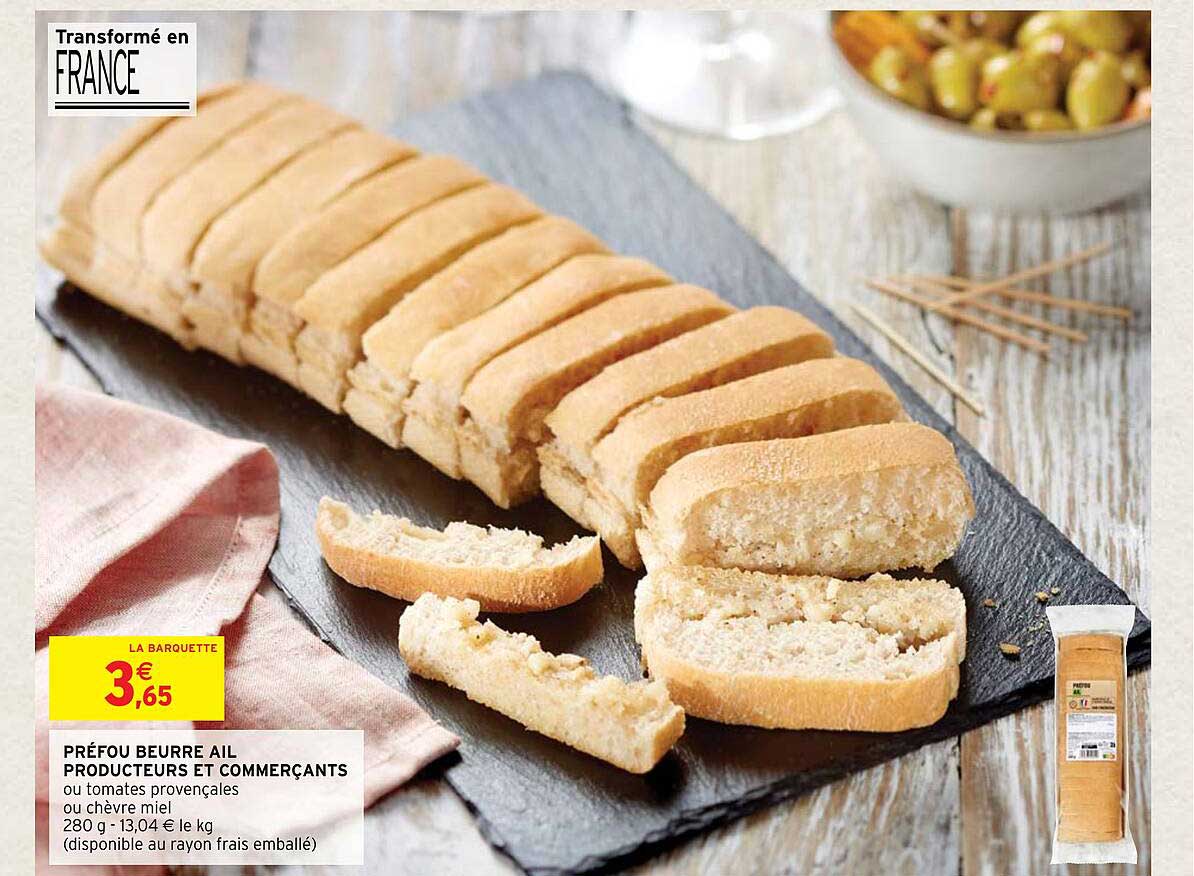 préfou beurre ail producteurs et commerçants