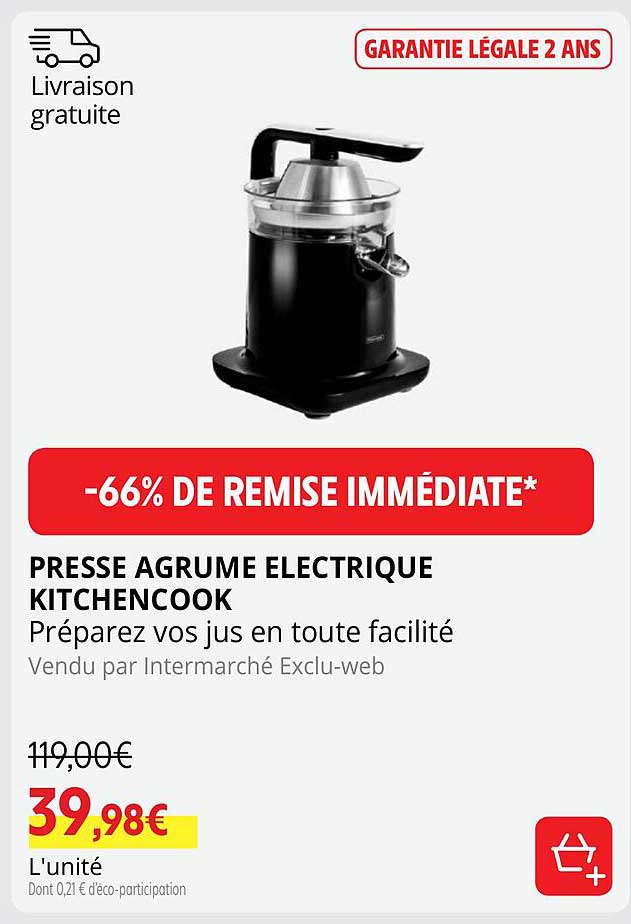 presse agrume électrique kitchencook
