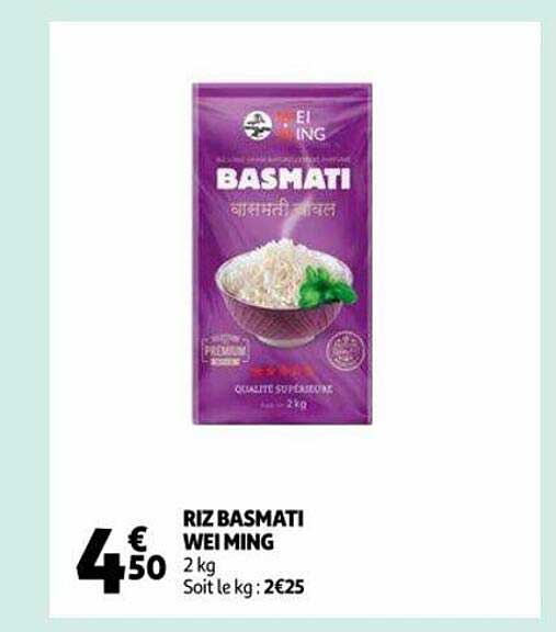 riz basmati wei ming