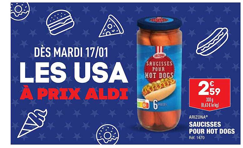 saucisses pour hot dogs