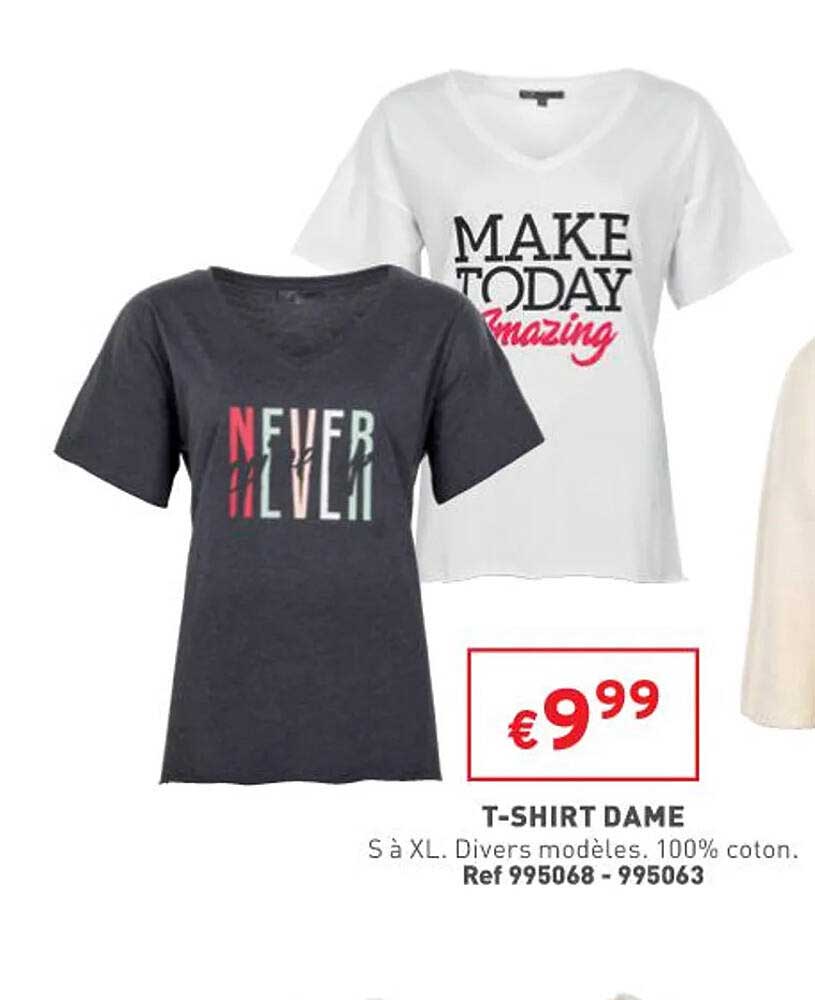 t-shirt dame
