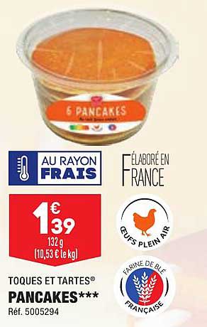 toques et tartes pancakes