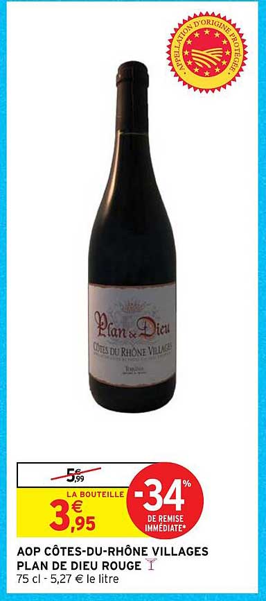 aop côtes-du-rhône villages plan de dieu rouge