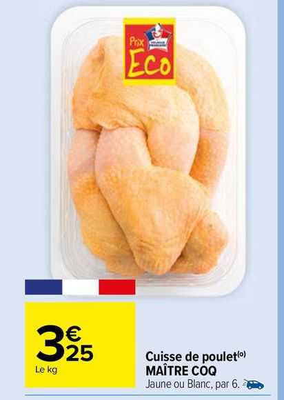cuisse de poulet maître coq
