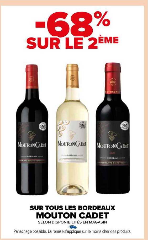 les bordeaux mouton cadet