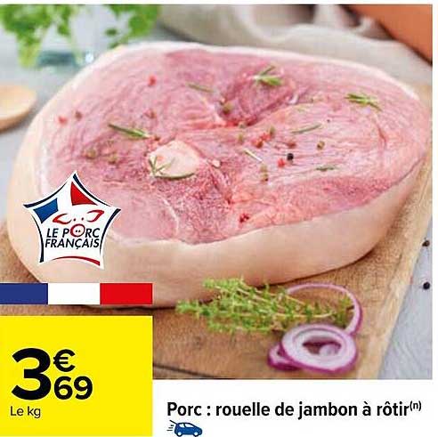 Porc : Rouelle De Jambon à Rôtir